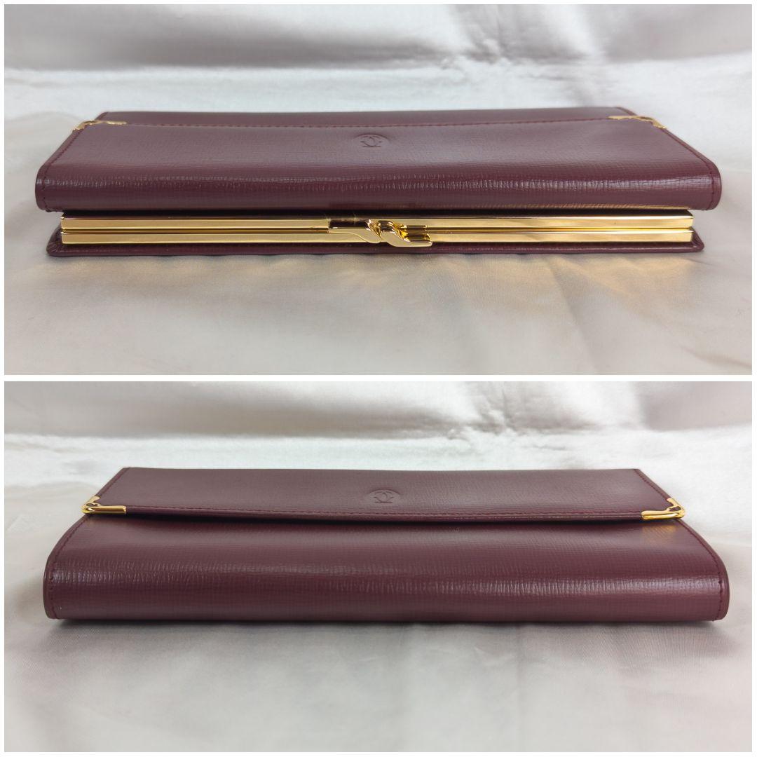 【未使用級】 カルティエ マストライン がま口 長財布 付属品完備