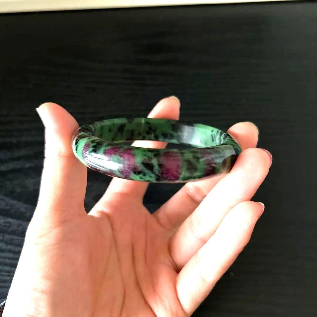 L628) ルビーインゾイサイト　バングル