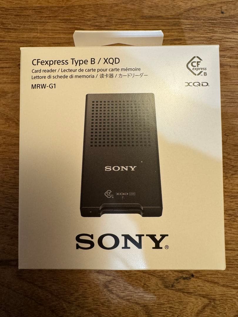 SONY MRW-G1 CFexpress Type B/XQDカードリーダー