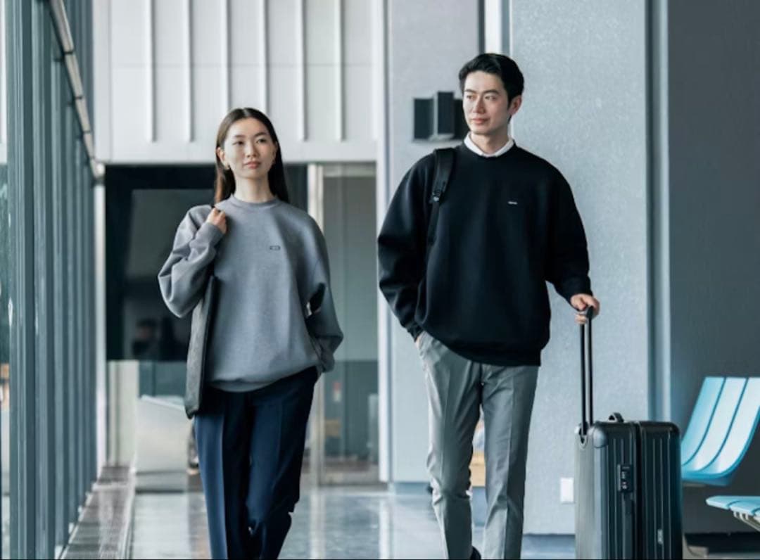 TENTIAL クルーネックプルオーバー ブラック スウェット L