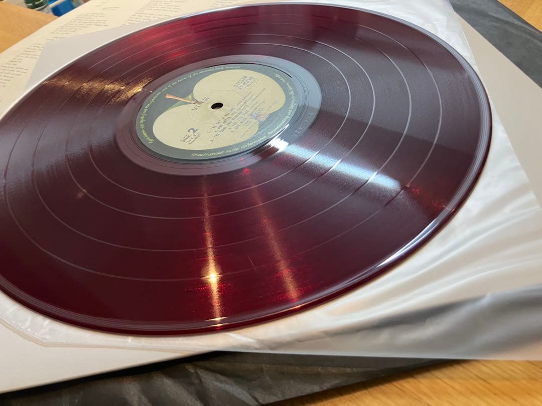 名盤　ニアミント赤盤　綺麗な赤盤　レットイットビー