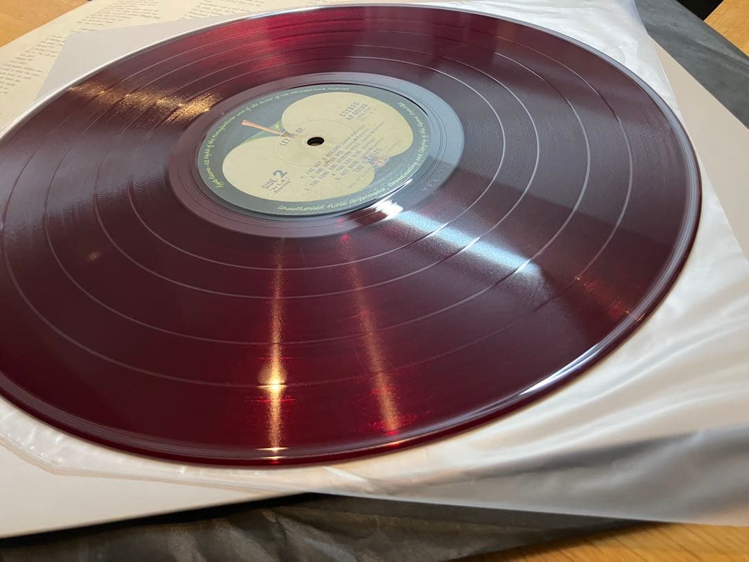 名盤　ニアミント赤盤　綺麗な赤盤　レットイットビー