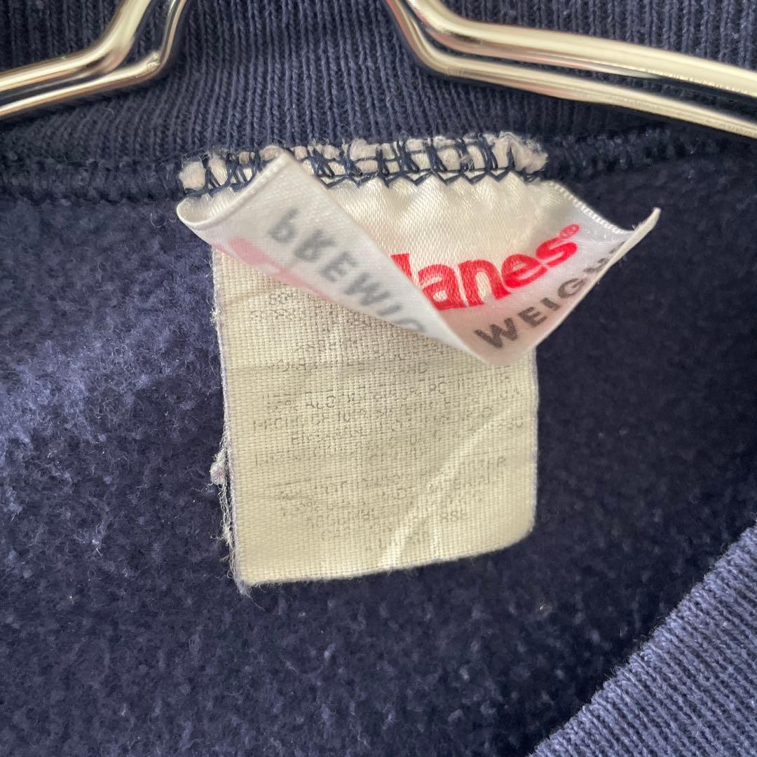 Hanes プレミアムウェイト ネイビー スウェット L