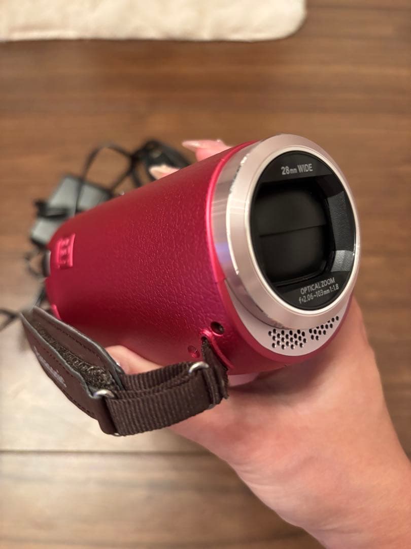 中古美品 Panasonic HC-W580M フルHD ビデオカメラ　ピンク
