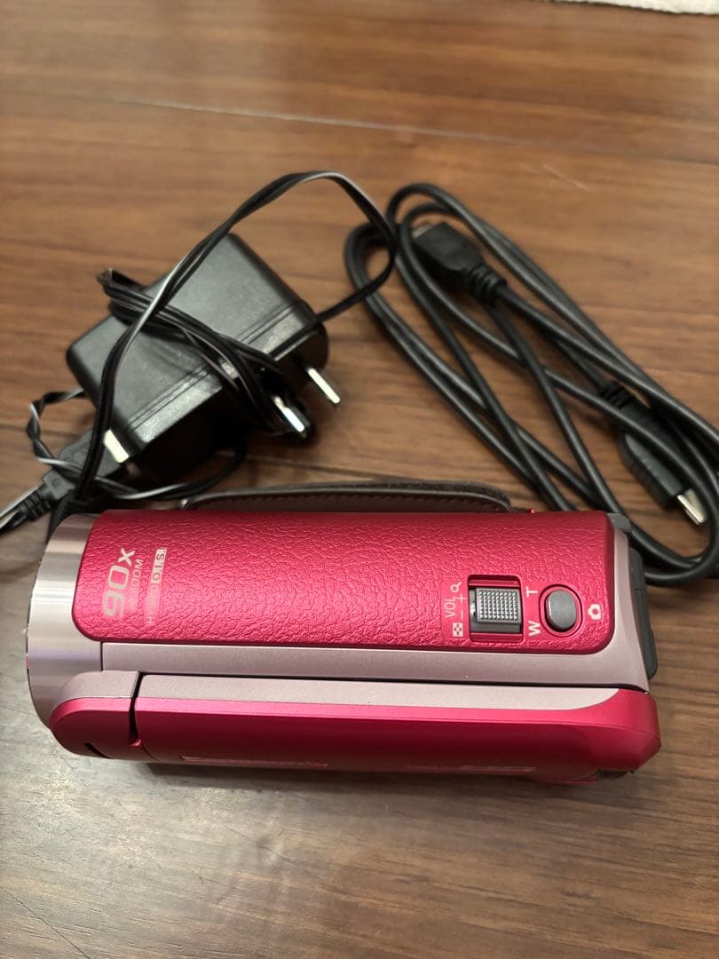 中古美品 Panasonic HC-W580M フルHD ビデオカメラ　ピンク