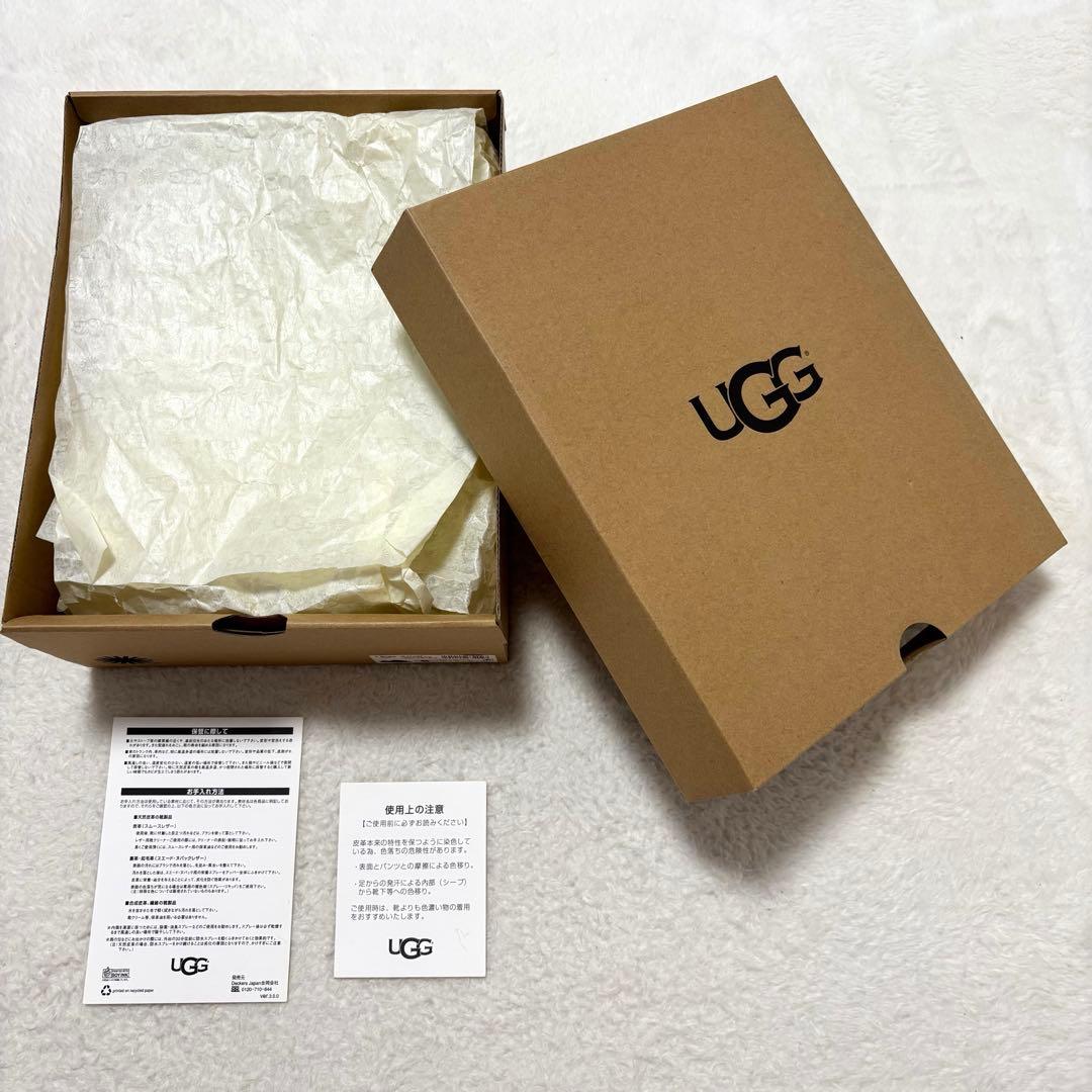 未使用品 UGG W FLUFF YEAH SLIDE ファーサンダル 23cm