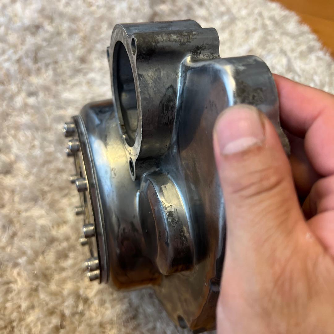 sr400 sr500 スケルトン　クラッチカバー　FCR