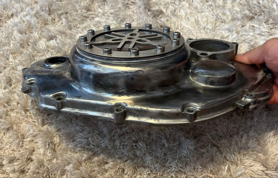 sr400 sr500 スケルトン　クラッチカバー　FCR