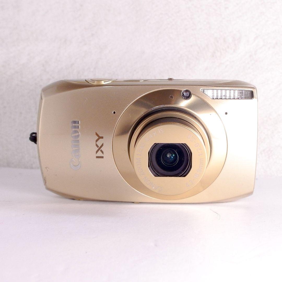 完動美品 キヤノン Canon IXY 32S ゴールド 純正バッテリー 充電器