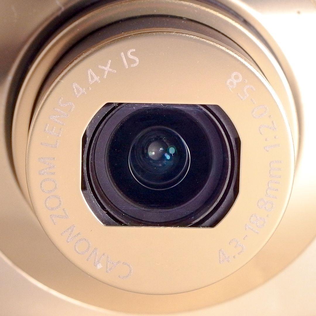 完動美品 キヤノン Canon IXY 32S ゴールド 純正バッテリー 充電器