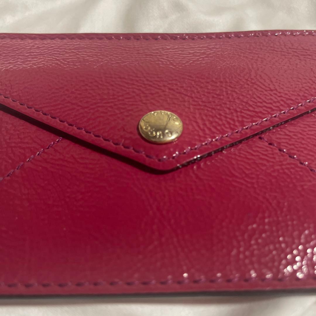 【美品】GUCCI カードケース ピンクパープル