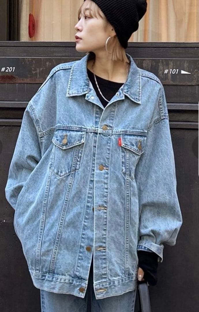 空海　Ungrid ビッグシルエットデニムジャケット