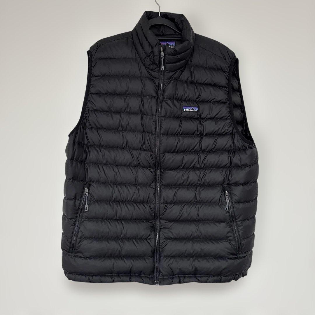 Patagonia メンズ ダウンセーター ベスト XL ブラック ダウンベスト