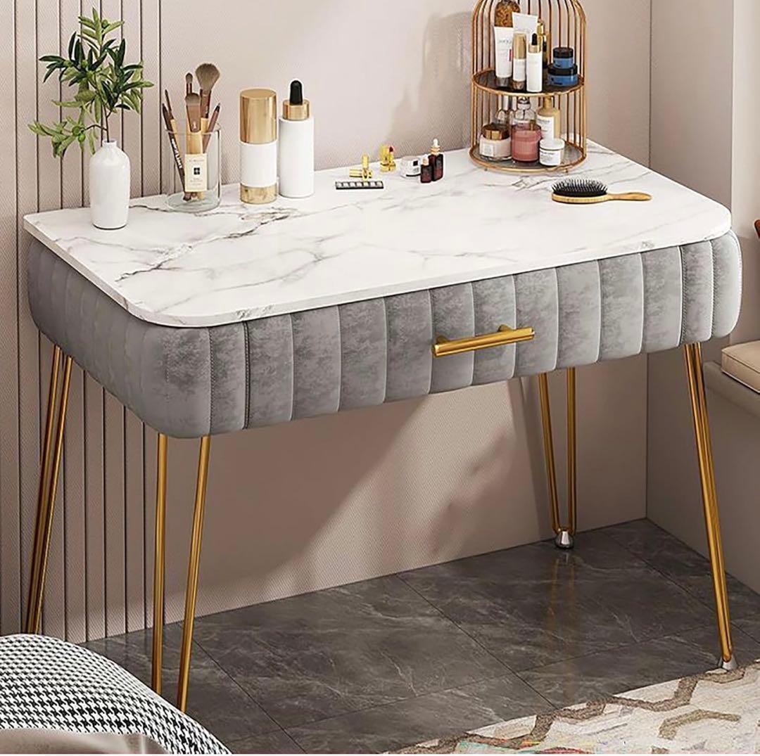 グレー マーブル天板 ドレッサー