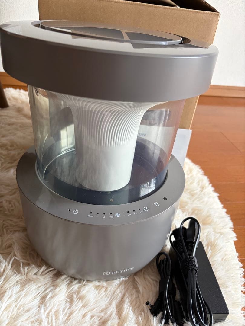 リズム プールレス加湿器 MIST350 グレー