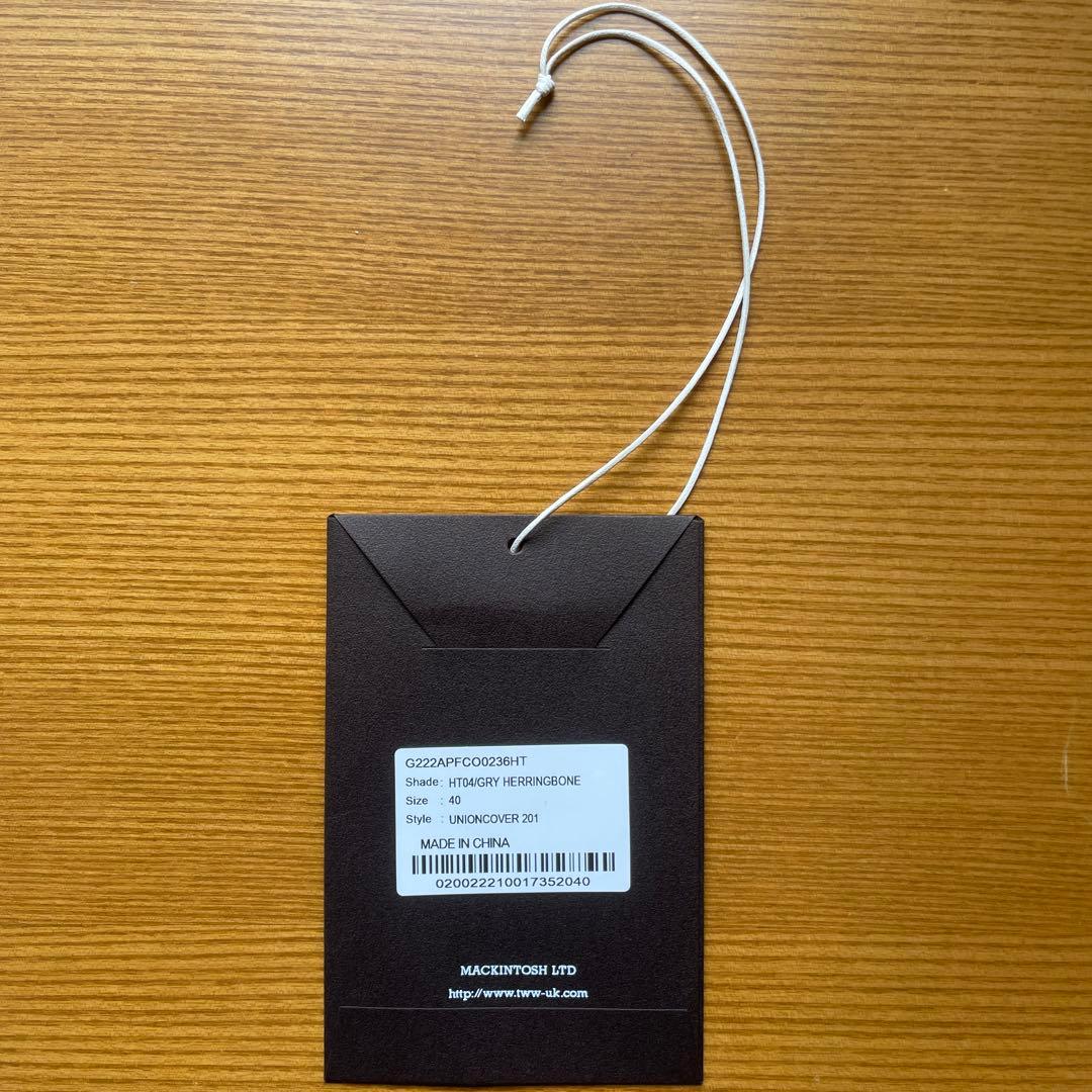 UNIONCOVER 201 グレーヘンリボーン　40