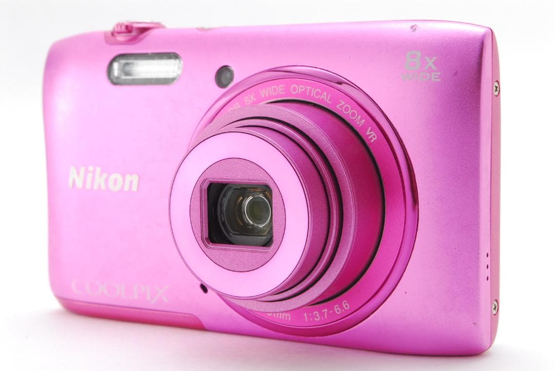 Nikon Coolpix s3600 ピンク 8倍光学ズーム 動作確認済み