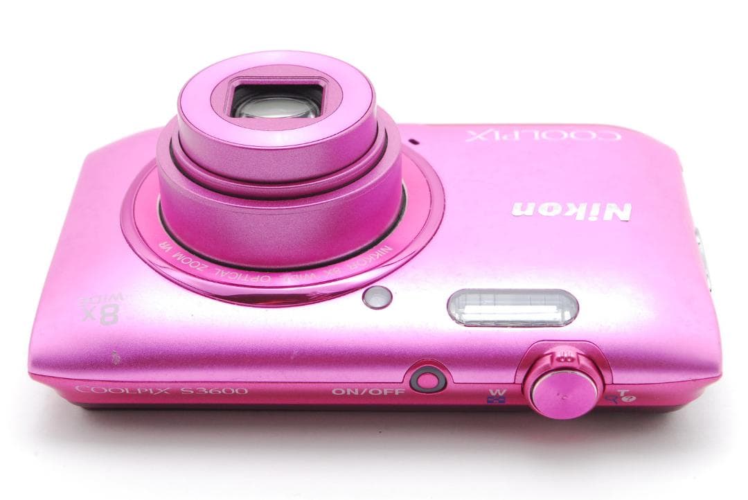 Nikon Coolpix s3600 ピンク 8倍光学ズーム 動作確認済み
