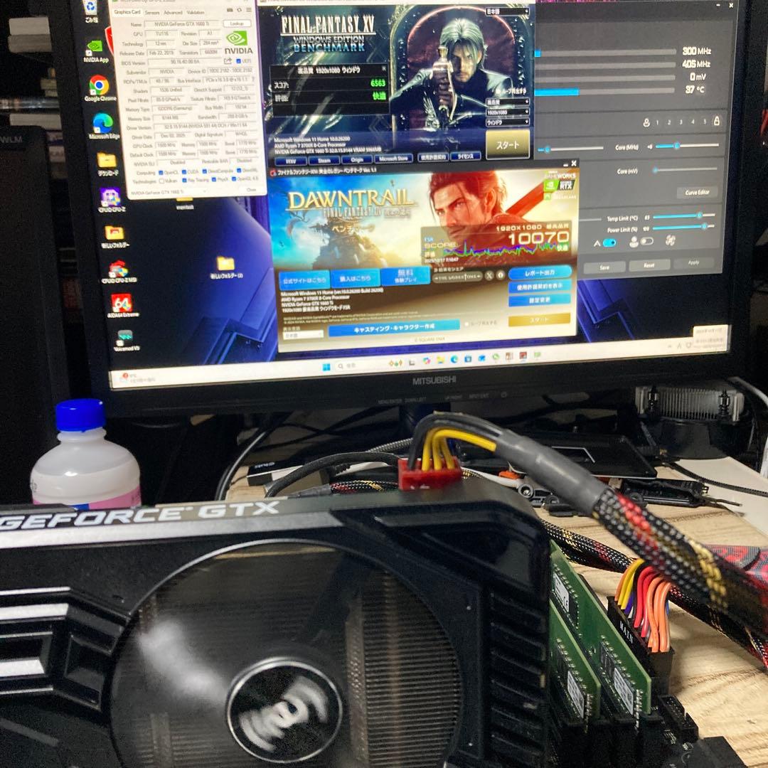 GTX1660Ti 6GB Palit 実動作確認済 ベンチ完走品