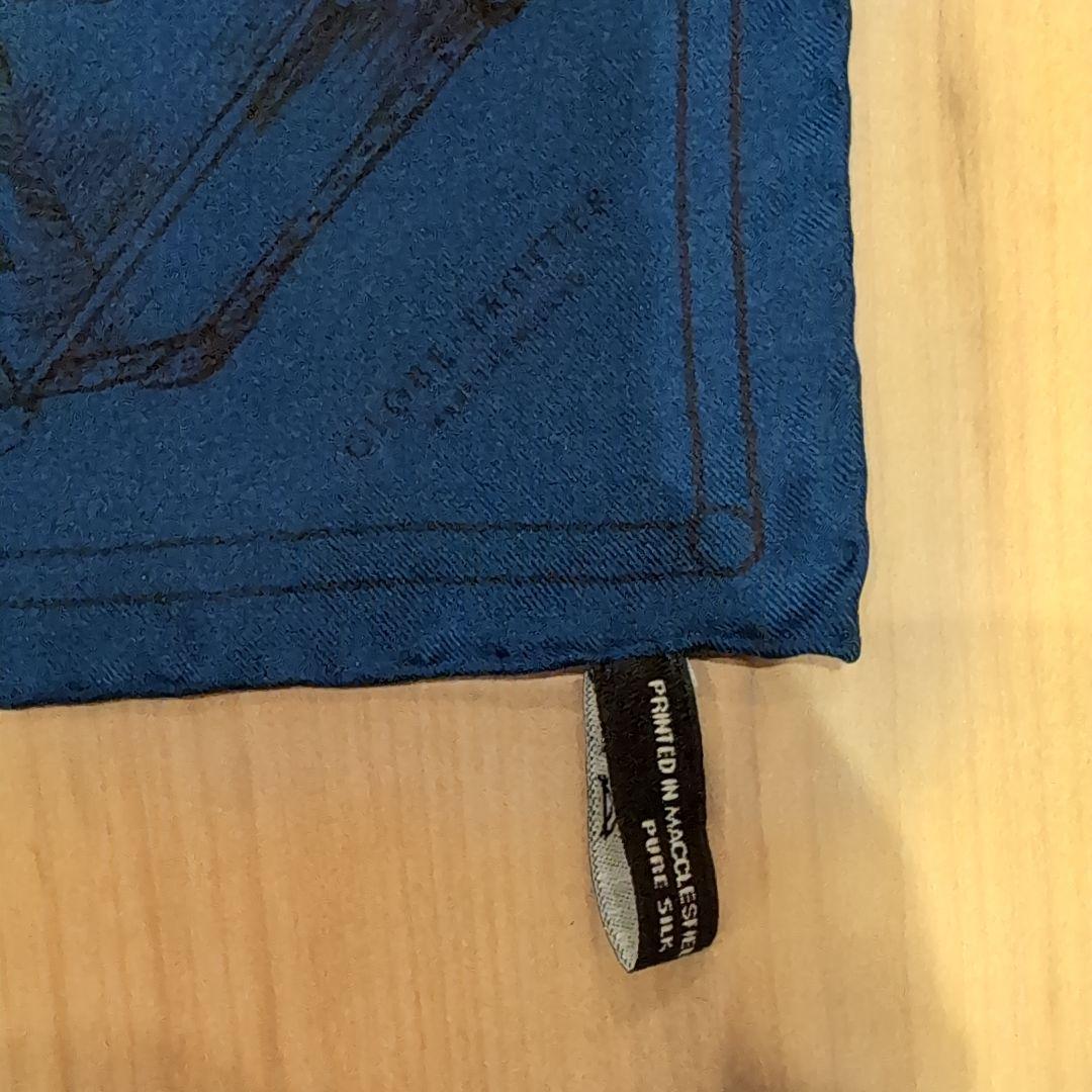 GROBETROTTER グローブトロッター ヘッドスカーフ ネイビー