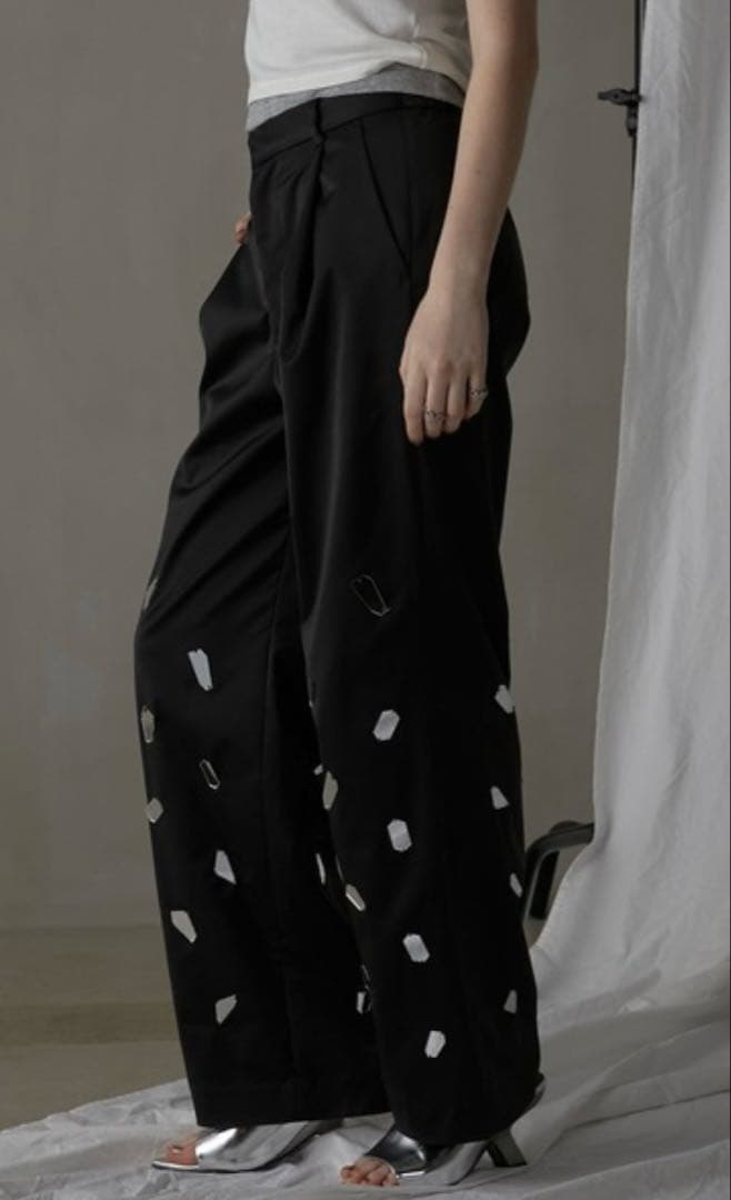 パンツ PRANK PROJECT/Mirror Embellished Pants