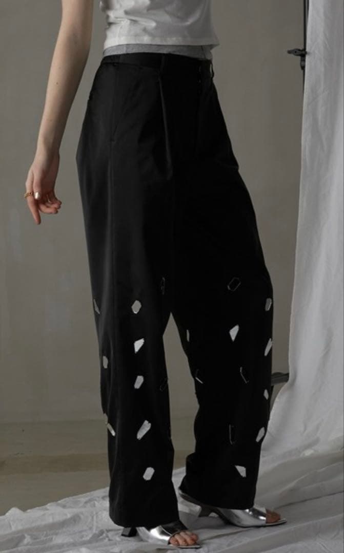 パンツ PRANK PROJECT/Mirror Embellished Pants