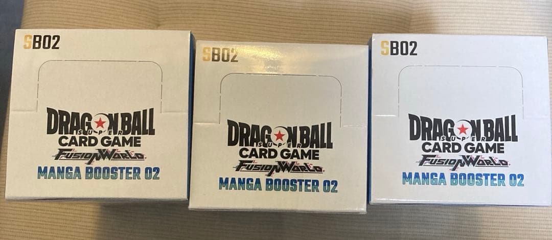ドラゴンボール マンガブースター02 BOX テープ付き 3BOX