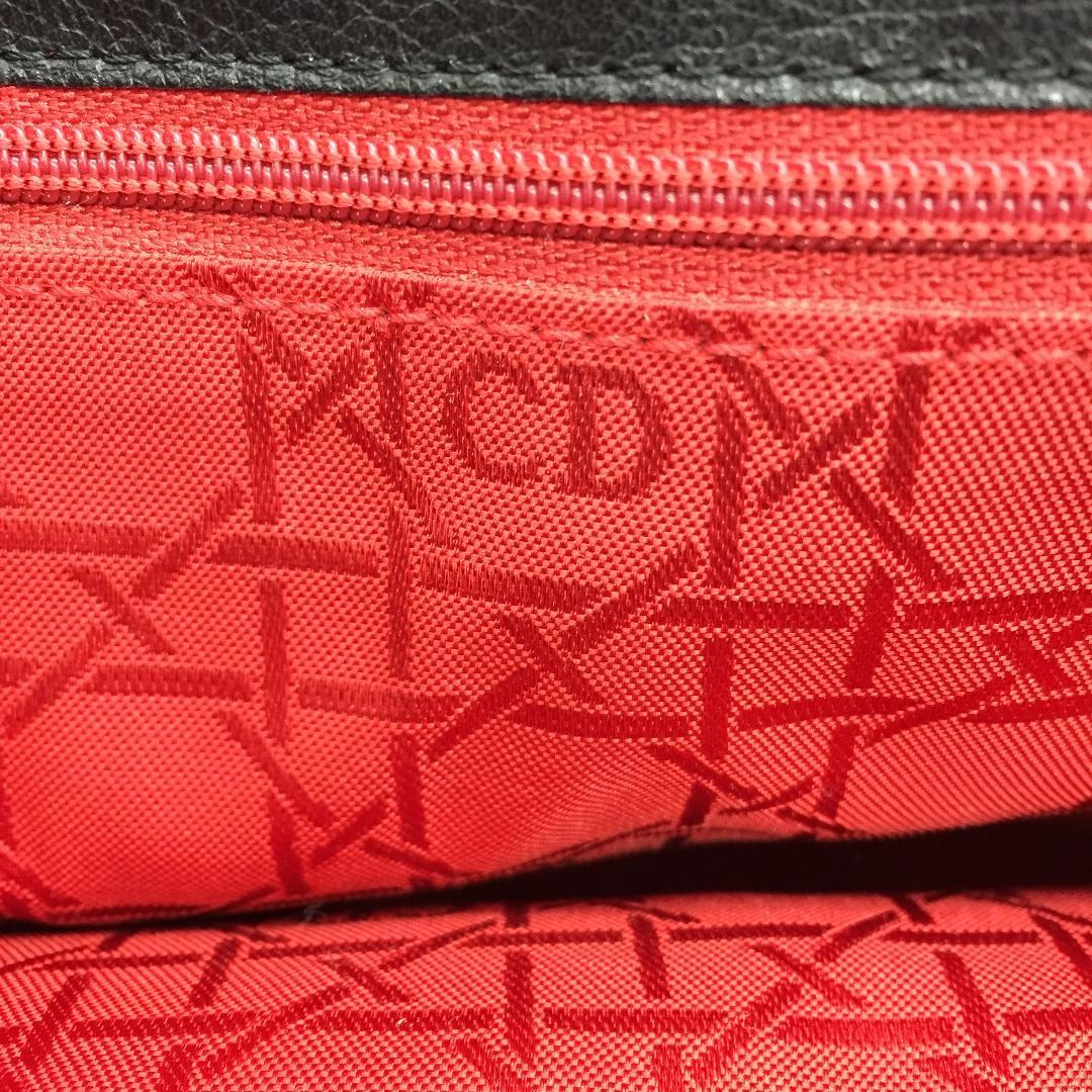 クリスチャンディオール ハンドバッグ CDロゴ ブラック 黒色 レザー 本革