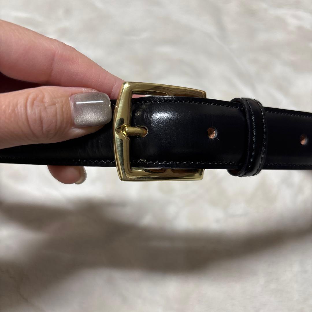 シンゾーン shinzone ベルト PLUMP ゴールド レザー オブラダ