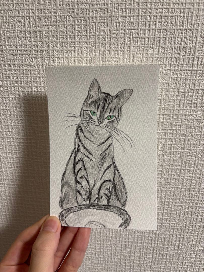 メロンパンダ出品　猫　絵