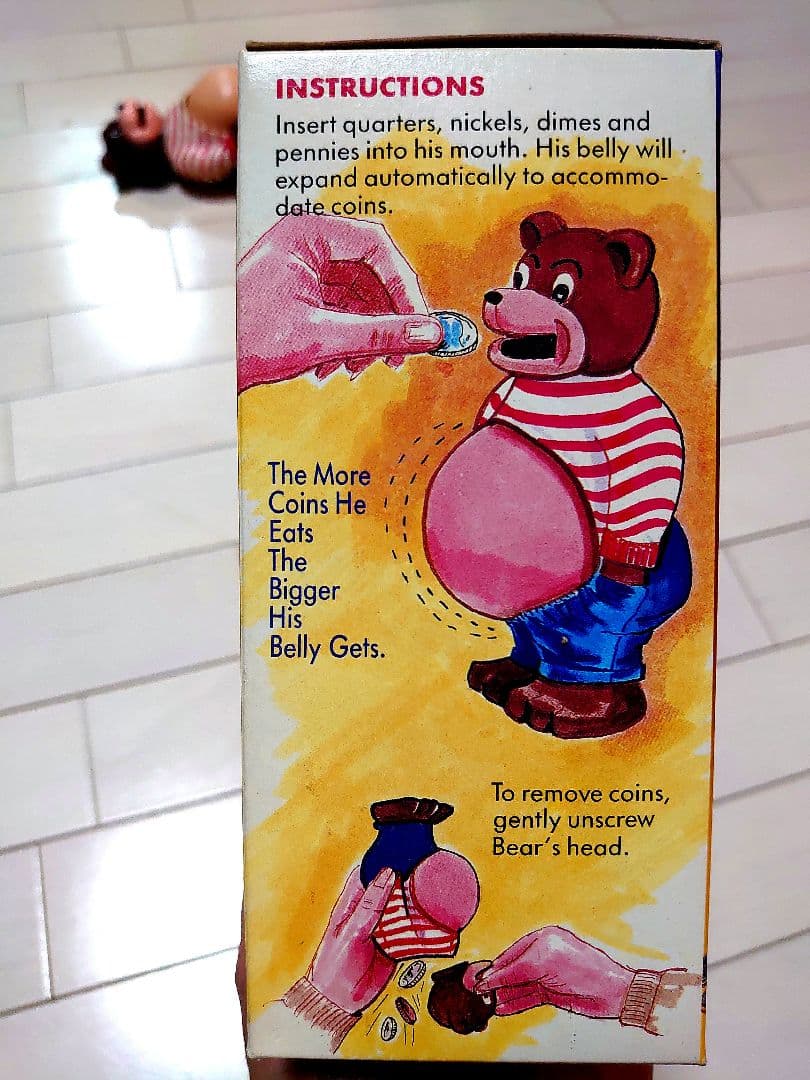 Pot Belly Bear 貯金箱 クマ
