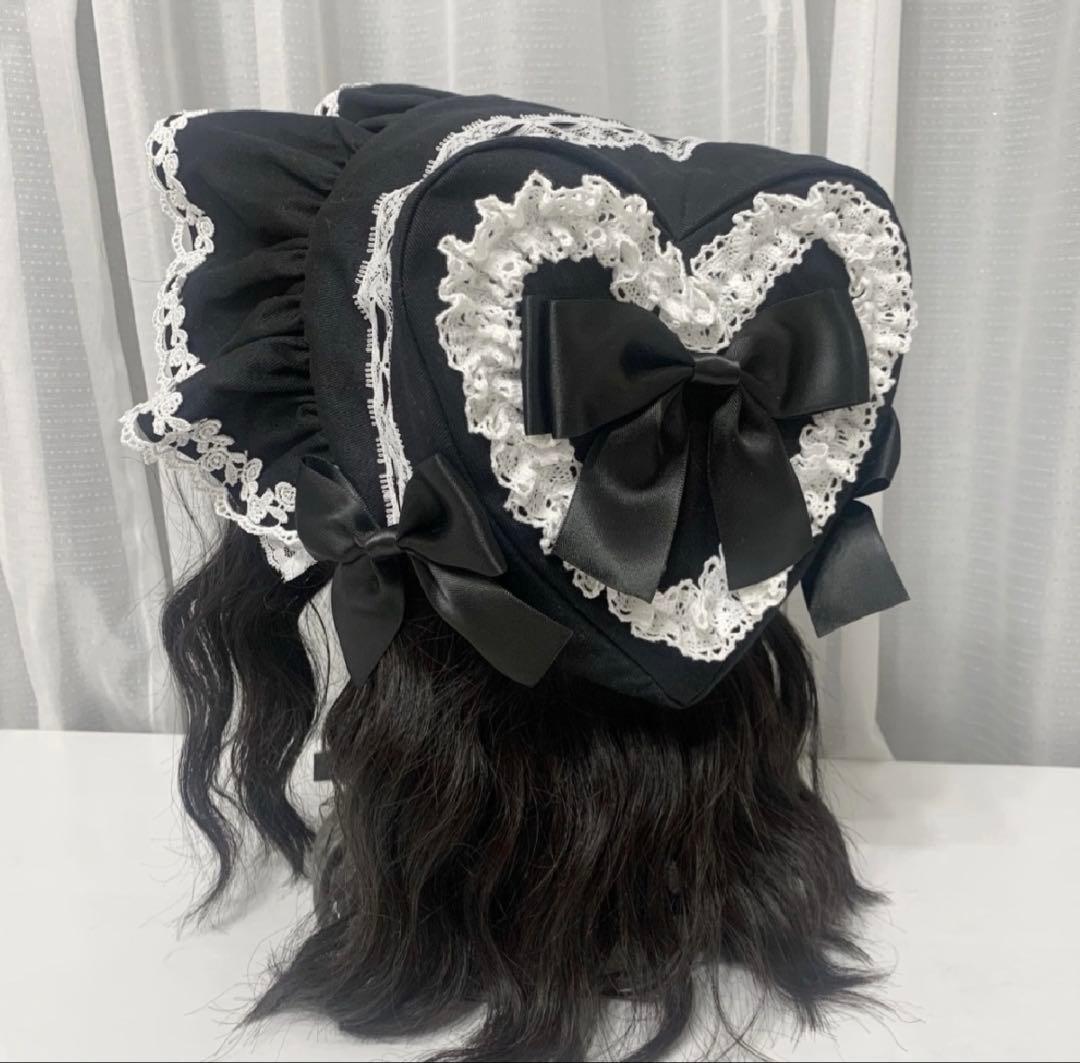 ハートボンネット(ハンドメイド)