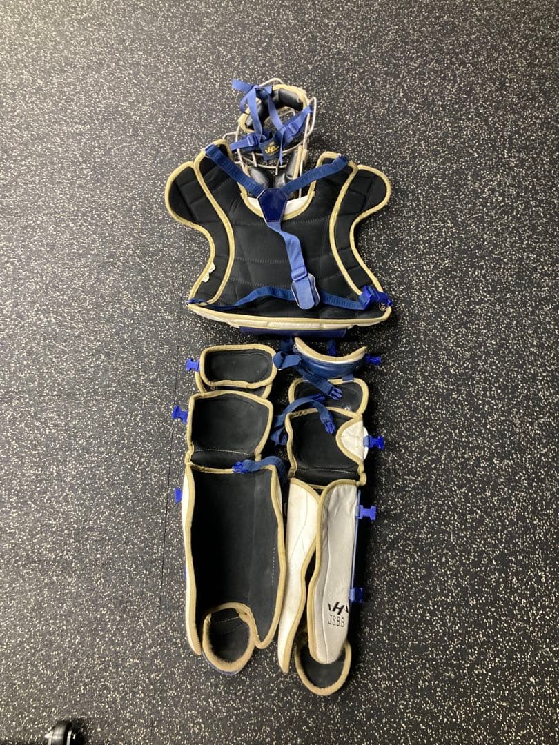 ウ*様 ハタケヤマ　3点セット　キャッチャー防具　限定カラー配色！