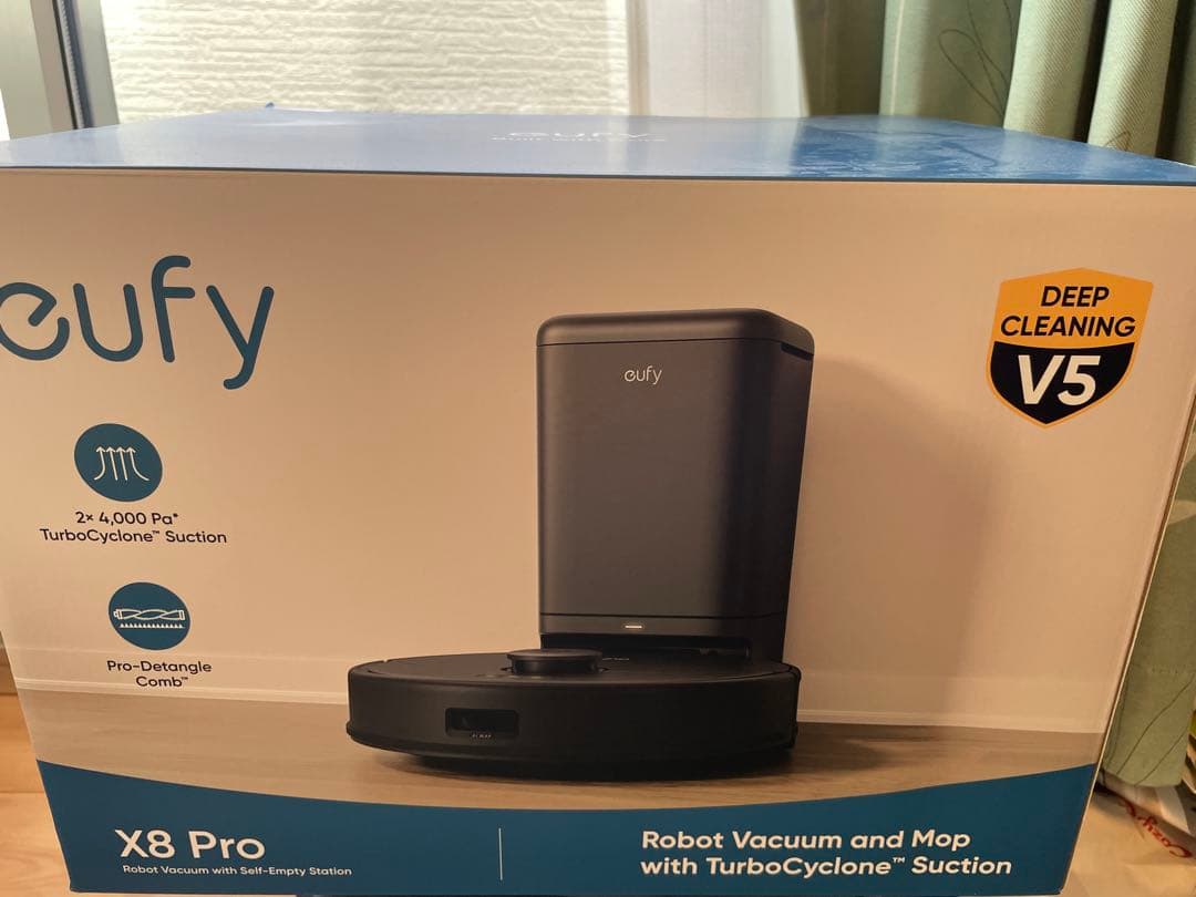 Eufy X8 Pro ロボット掃除機 本体 自動ゴミ収集ステーション付き