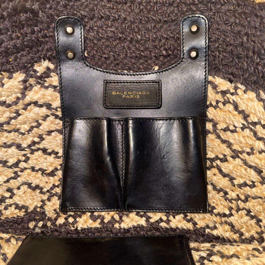 BALENCIAGA バレンシアガ ストローバッグ かごバッグ 515859