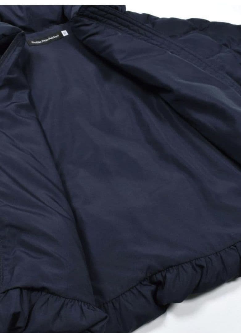 ★新品★BEBE キルティングダウンコート　140　ネイビー