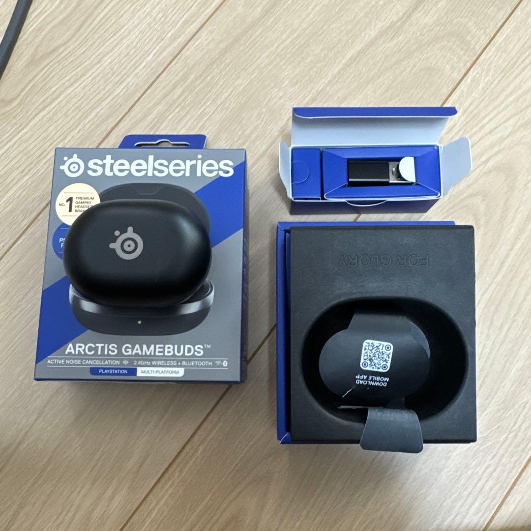 イヤホン steelseries ARCTIS GAMEBUDS BLACK