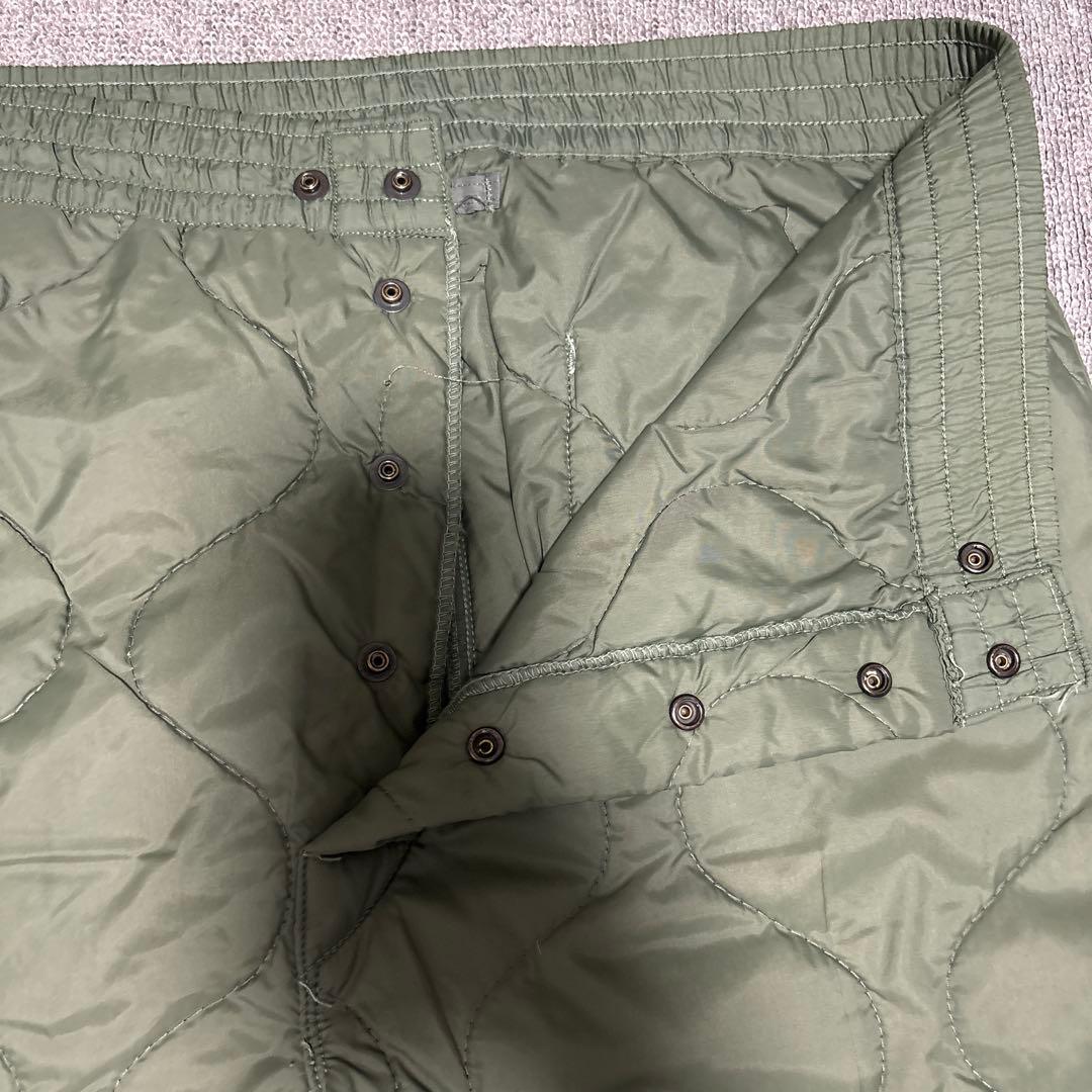 80s 米軍 実物 USAF CWU9/P 空軍 ナイロン キルティング ライナ