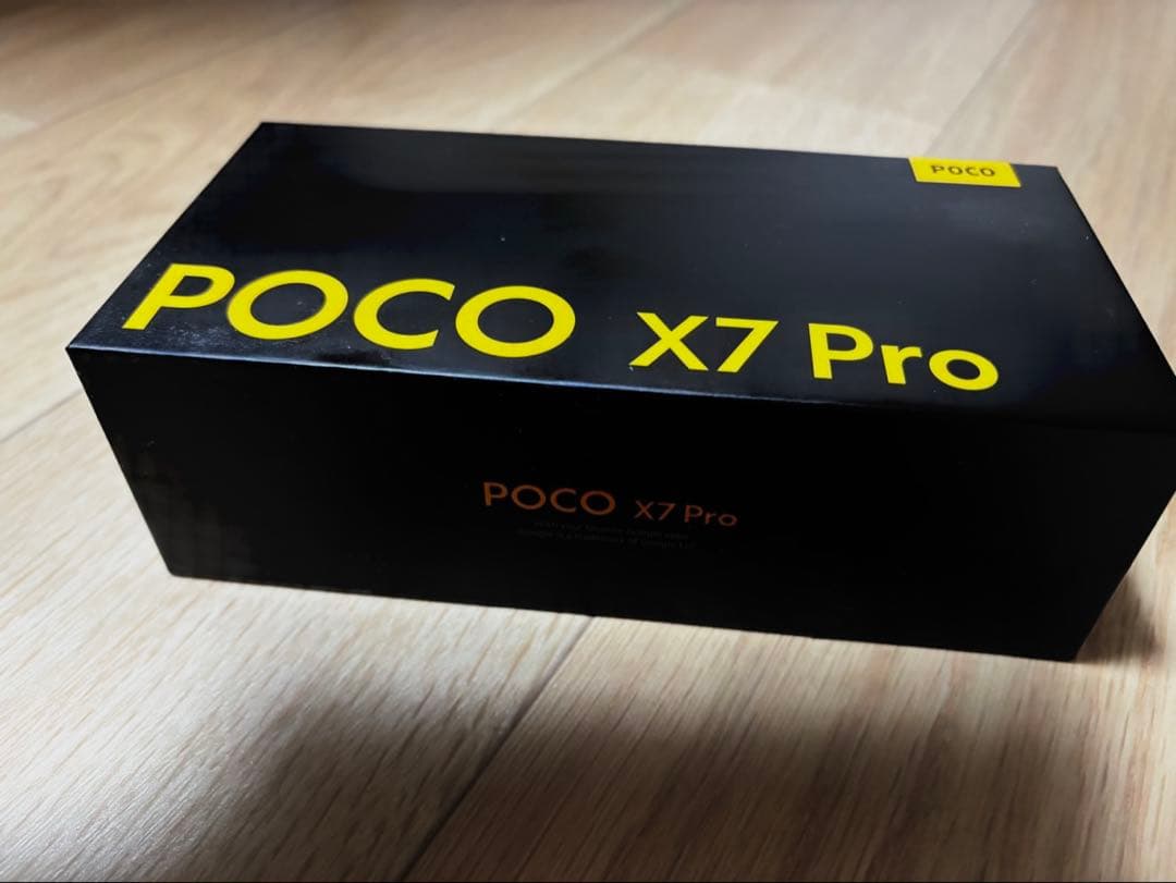 【Simフリー　バッテリー100】Poco POCO X7 Pro 512GB
