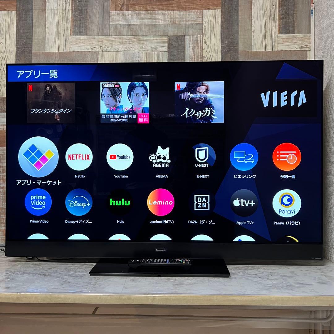 即日受渡❣️全国送料込パナソニック55型4Kダブルチューナー内蔵.有機ELテレビ