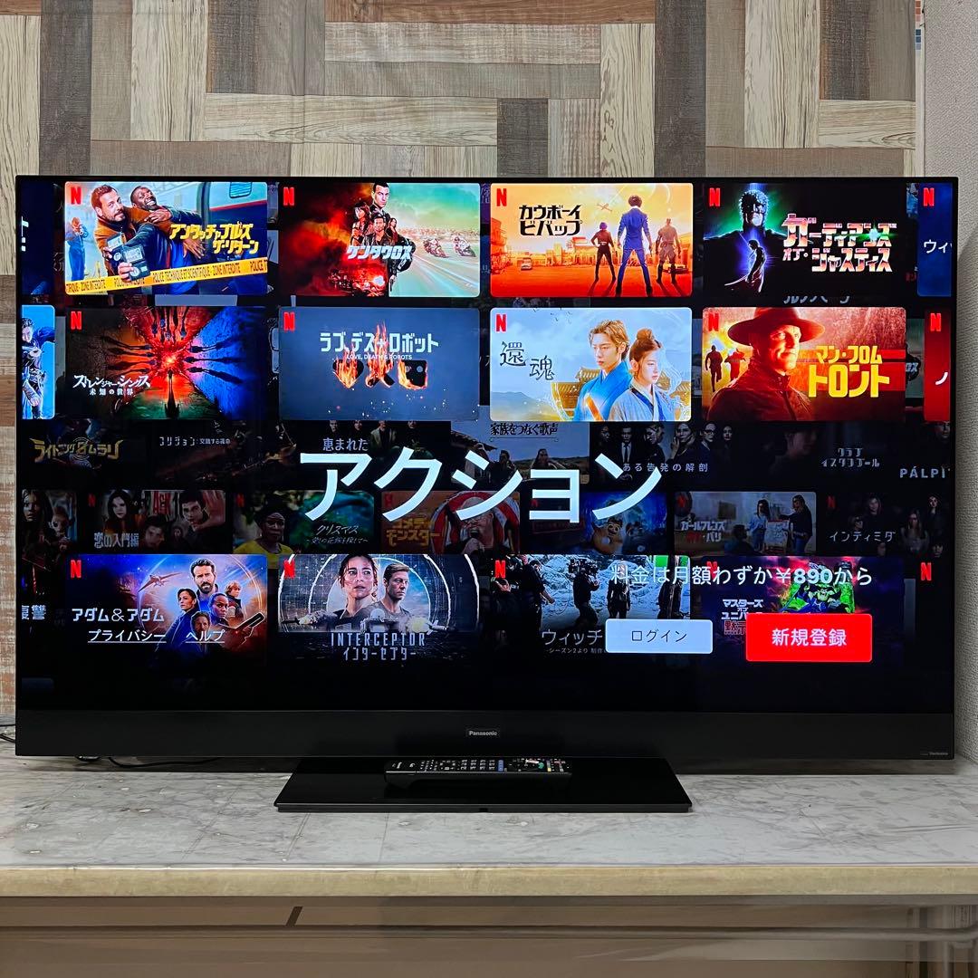 即日受渡❣️全国送料込パナソニック55型4Kダブルチューナー内蔵.有機ELテレビ