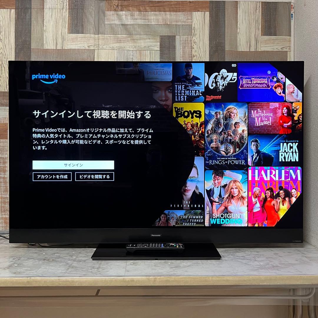 即日受渡❣️全国送料込パナソニック55型4Kダブルチューナー内蔵.有機ELテレビ