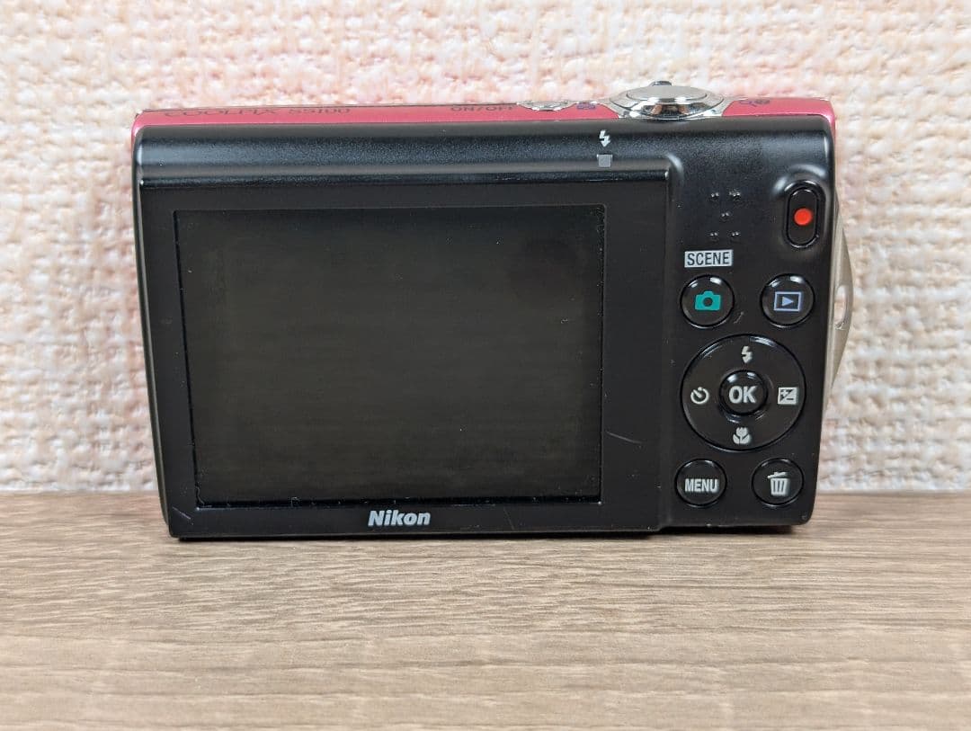【外観美品】Nikon ニコン COOLPIX S5100 ピンク コンデジ