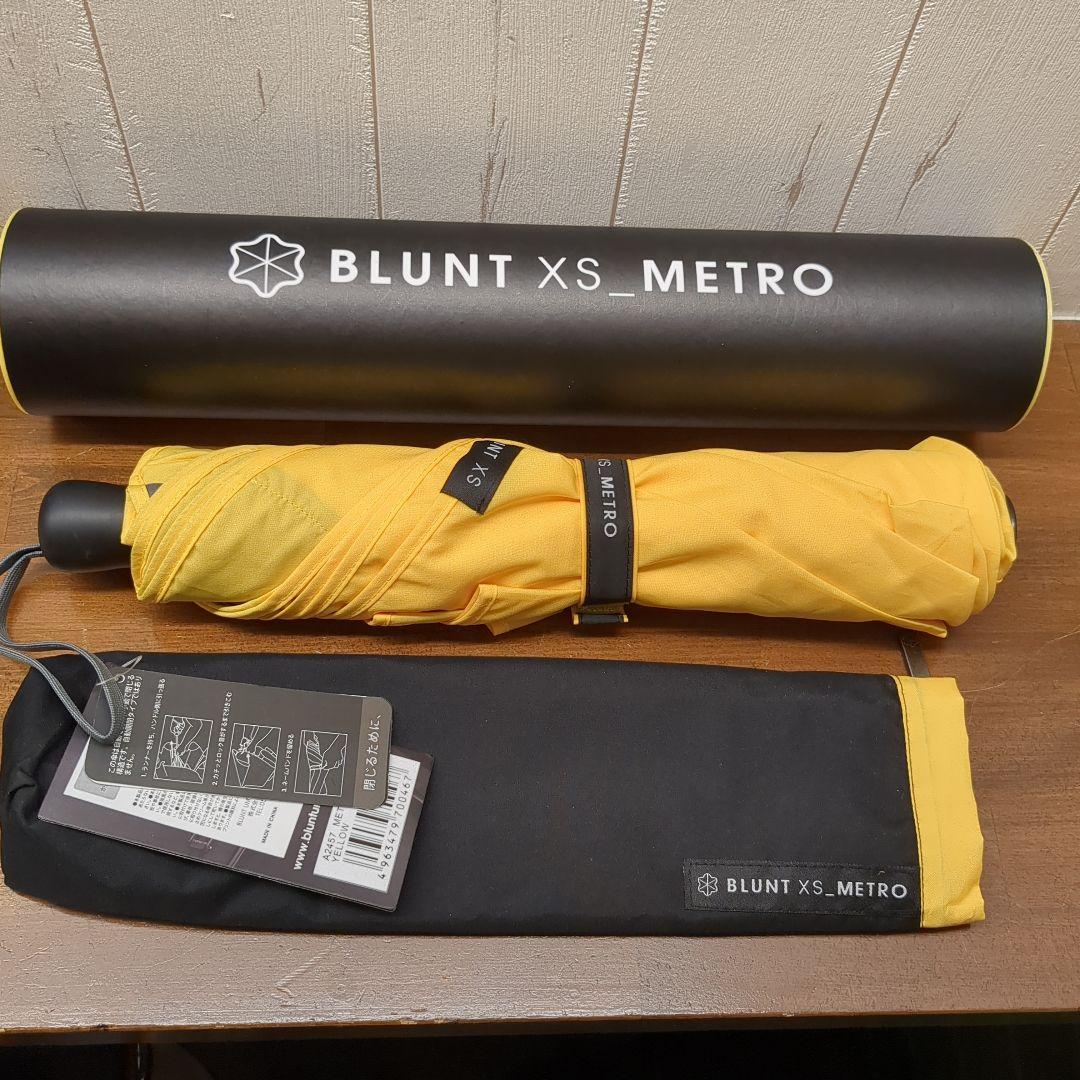 【未使用】BLUNT XS METRO ブラント メトロ 折りたたみ傘 イエロー