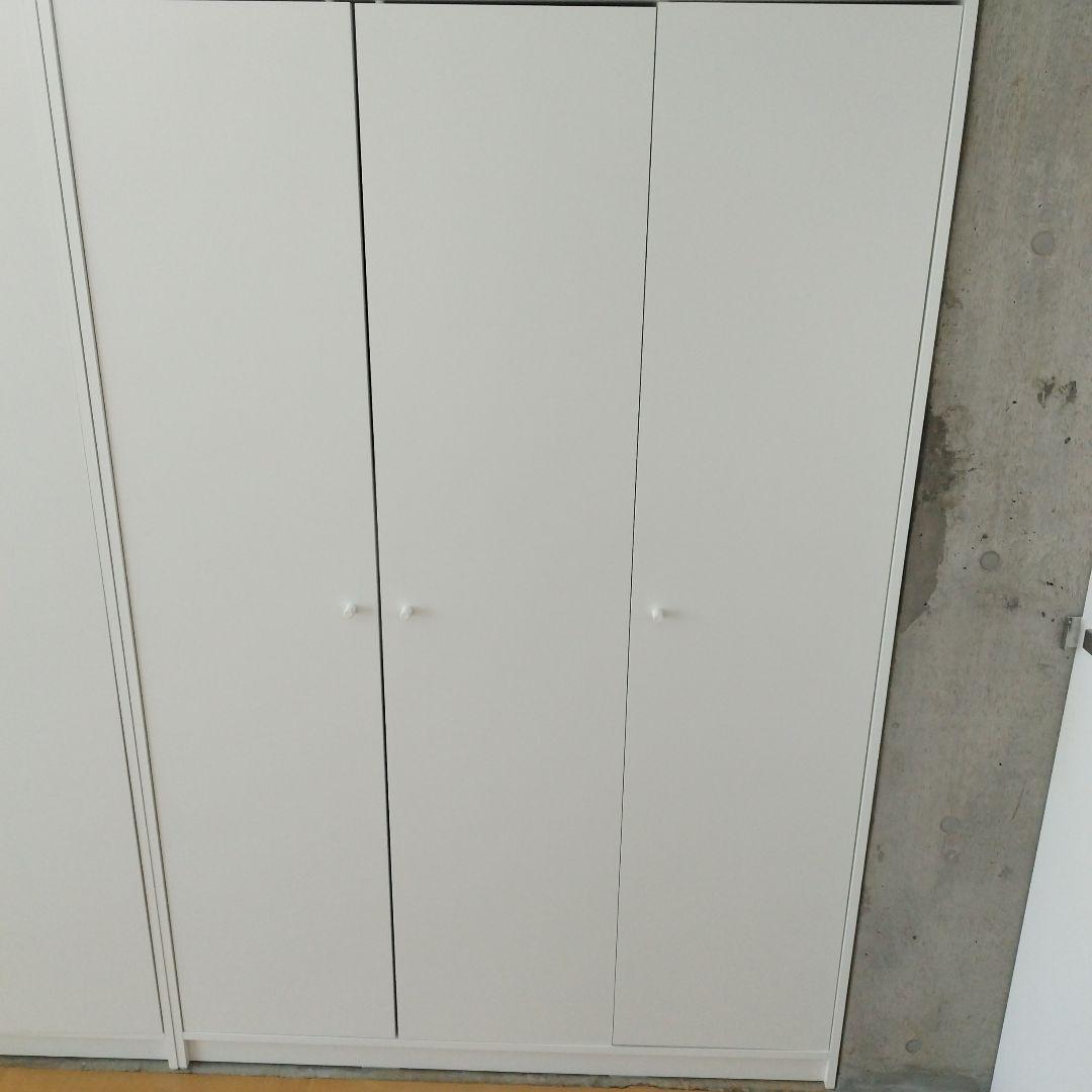 IKEA 衣装棚 収納棚 タンス ワードローブ クレップスタード ホワイト