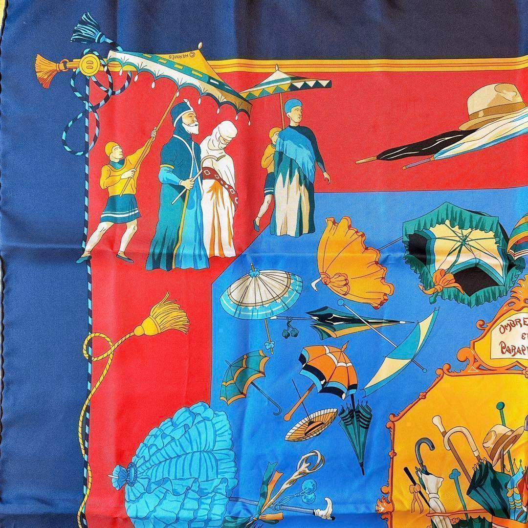 エルメススカーフ カレ90 シルクOMBRELLES ET PARAPLUIES