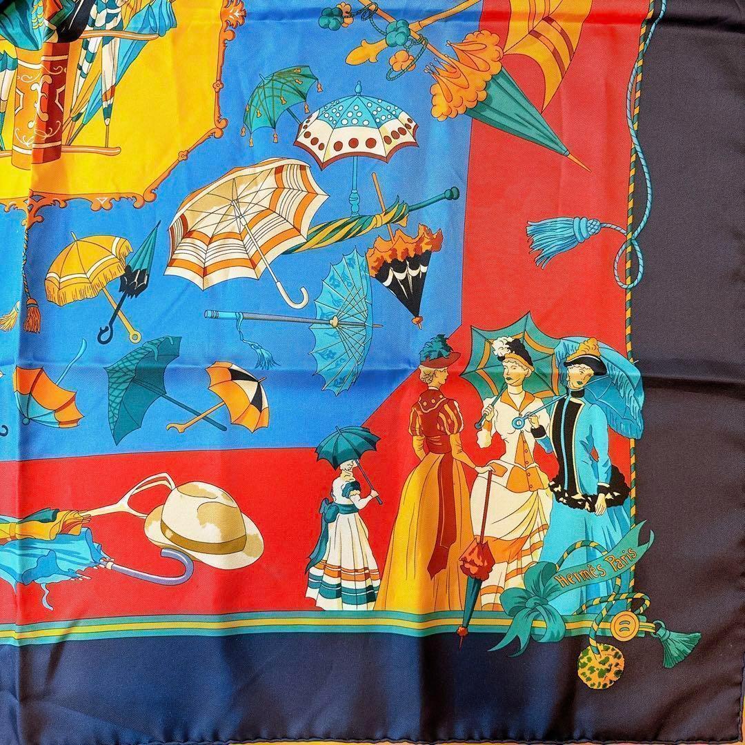 エルメススカーフ カレ90 シルクOMBRELLES ET PARAPLUIES
