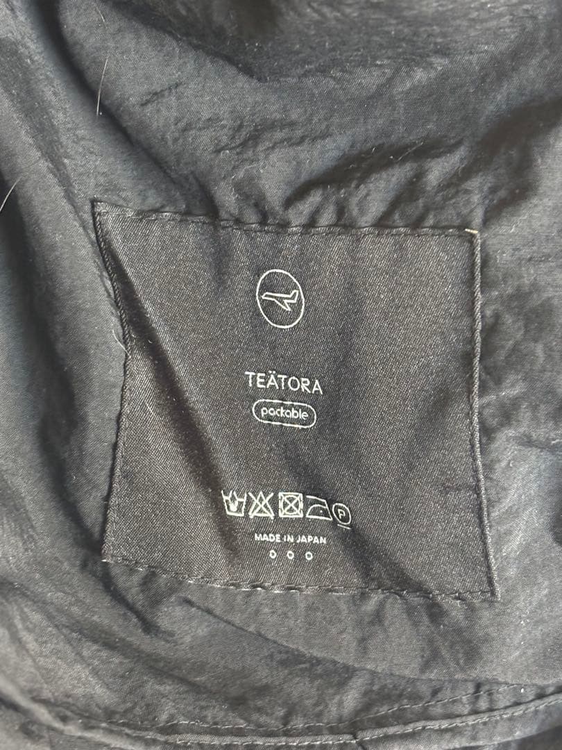 TEATORA 　SOUVENIR HUNTERパッカブル　サイズ3 定価10万