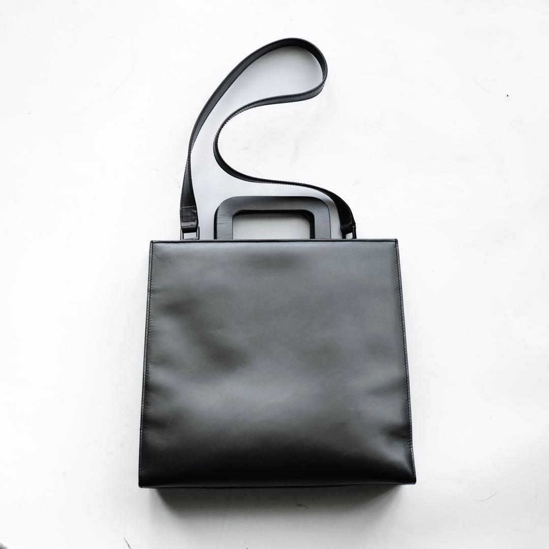 バッグ GUCCI GRAY Leather Square BAG TOMFORD