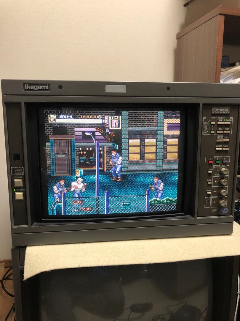 Ikegami HTM1550R ブラウン管　低時間使用　検索　SONY PVM